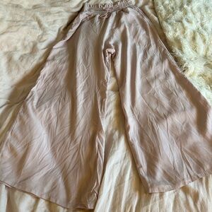 FP Movement lightweight wide- leg light lavender pant